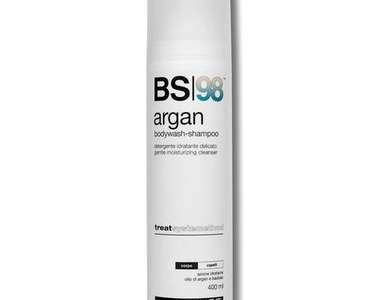 BS98 ARGAN - Зволожуючий шампунь антиоксидант для волосся та тіла 2 в 1 , 400 мл.