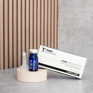 T3 Energy Post - Ампули-сироватка для жирної шкіри голови проти випадіння волосся з цинком PCA та ефірними оліями  після шампуню 4 ампули по 8 мл