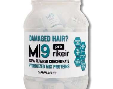 M9 Rikeir™ Pre Спрей-мікропротеїни перед шампунем для пошкодженого волосся, 25 флаконов