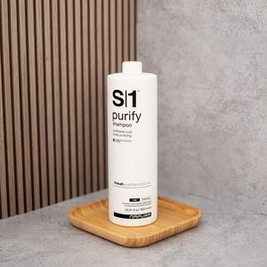 S1 Purify  - Детокс-шампунь для глибокого очищення та нормалізації шкіри голови з Zinc Coceth Sulfate, Zinc PCA, гамамелісом та евкаліптом, 1000 мл