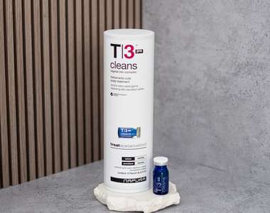 T3 Cleans Pre™ Ампули Регуляція роботи сальних та потових залоз, 12 ампул