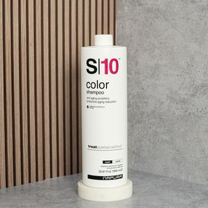 S10 Color™ Антиоксидантний шампунь для захисту кольору з протеїнами шовку та пшениці й екстрактом червоної смородини, 1000 мл