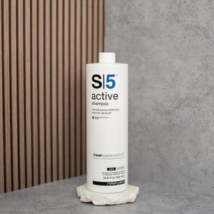 S5 Activ - Заспокійливий шампунь проти лупи з піроктоном оламіном, пшеничними протеїнами та ефірними оліями, 1000 мл