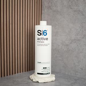 S6 Activ - Шампунь проти лупи для подразненої шкіри голови з цинком PCA, ромашкою та бісабололом, 1000 мл