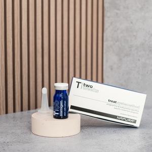 T00 Stamigen Pre™ Ампули-сироватка проти дистрофії та для стимуляції росту волосся на основі кофеїну, ніацинаміду та пептидів, 4 ампули