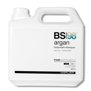 BS98 ARGAN - Шампунь-гель для душу живлення, зволоження та захист з аргановою олією, протеїнами пшениці та омега 6-9, 4000 мл.