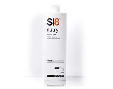 S8 Nutry™ Шампунь Питание и увлажнение - кашемировые протеины для сухих волос, 1000 мл